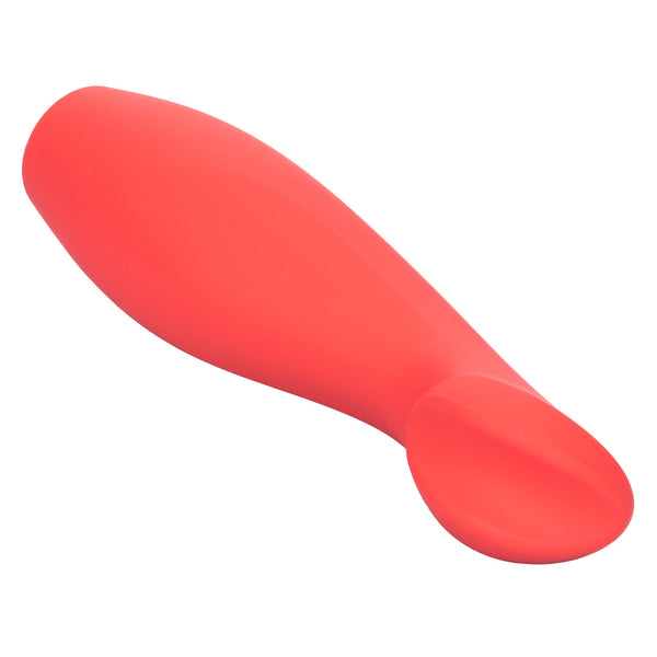 CalExotics Red Hot Ignite Rechargeable 10 Functions Nestling Scoop Vibrator - Extreme Toyz Singapore - https://extremetoyz.com.sg - Sex Toys and Lingerie Online Store - Bondage Gear / Vibrators / Electrosex Toys / Wireless Remote Control Vibes / Sexy Lingerie and Role Play / BDSM / Dungeon Furnitures / Dildos and Strap Ons &nbsp;/ Anal and Prostate Massagers / Anal Douche and Cleaning Aide / Delay Sprays and Gels / Lubricants and more...