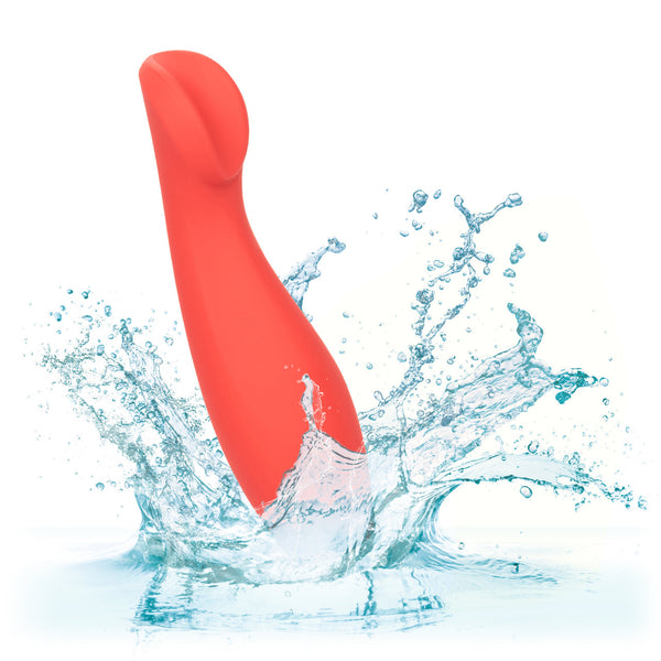 CalExotics Red Hot Ignite Rechargeable 10 Functions Nestling Scoop Vibrator - Extreme Toyz Singapore - https://extremetoyz.com.sg - Sex Toys and Lingerie Online Store - Bondage Gear / Vibrators / Electrosex Toys / Wireless Remote Control Vibes / Sexy Lingerie and Role Play / BDSM / Dungeon Furnitures / Dildos and Strap Ons &nbsp;/ Anal and Prostate Massagers / Anal Douche and Cleaning Aide / Delay Sprays and Gels / Lubricants and more...