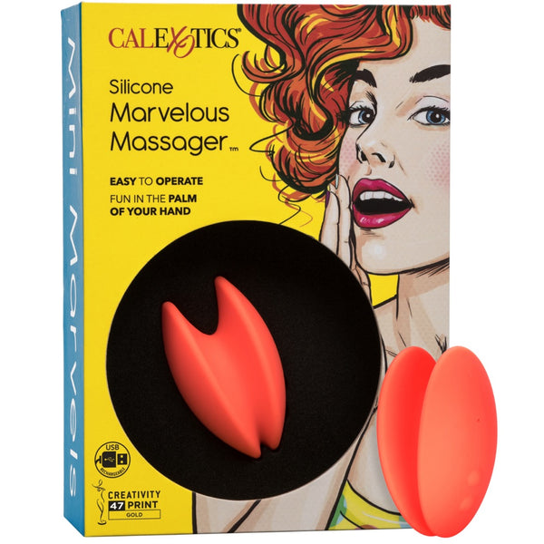 CalExotics Mini Marvels Silicone Marvelous Massager Rechargeable Vibrator - Extreme Toyz Singapore - https://extremetoyz.com.sg - Sex Toys and Lingerie Online Store - Bondage Gear / Vibrators / Electrosex Toys / Wireless Remote Control Vibes / Sexy Lingerie and Role Play / BDSM / Dungeon Furnitures / Dildos and Strap Ons &nbsp;/ Anal and Prostate Massagers / Anal Douche and Cleaning Aide / Delay Sprays and Gels / Lubricants and more...