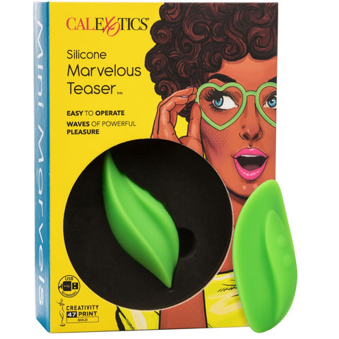 CalExotics Mini Marvels Silicone Marvelous Teaser Rechargeable Vibrator - Extreme Toyz Singapore - https://extremetoyz.com.sg - Sex Toys and Lingerie Online Store - Bondage Gear / Vibrators / Electrosex Toys / Wireless Remote Control Vibes / Sexy Lingerie and Role Play / BDSM / Dungeon Furnitures / Dildos and Strap Ons &nbsp;/ Anal and Prostate Massagers / Anal Douche and Cleaning Aide / Delay Sprays and Gels / Lubricants and more...