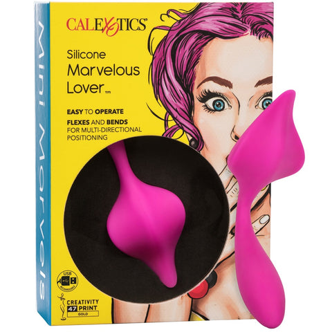 CalExotics Mini Marvels Silicone Marvelous Lover Rechargeable Vibrator - Extreme Toyz Singapore - https://extremetoyz.com.sg - Sex Toys and Lingerie Online Store - Bondage Gear / Vibrators / Electrosex Toys / Wireless Remote Control Vibes / Sexy Lingerie and Role Play / BDSM / Dungeon Furnitures / Dildos and Strap Ons &nbsp;/ Anal and Prostate Massagers / Anal Douche and Cleaning Aide / Delay Sprays and Gels / Lubricants and more...