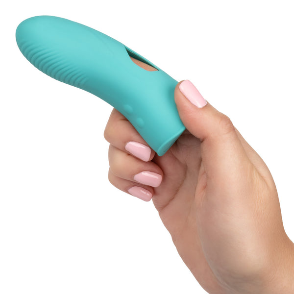 CalExotics Mini Marvels Silicone Marvelous Tickler Rechargeable Finger Vibrator - Extreme Toyz Singapore - https://extremetoyz.com.sg - Sex Toys and Lingerie Online Store - Bondage Gear / Vibrators / Electrosex Toys / Wireless Remote Control Vibes / Sexy Lingerie and Role Play / BDSM / Dungeon Furnitures / Dildos and Strap Ons &nbsp;/ Anal and Prostate Massagers / Anal Douche and Cleaning Aide / Delay Sprays and Gels / Lubricants and more...