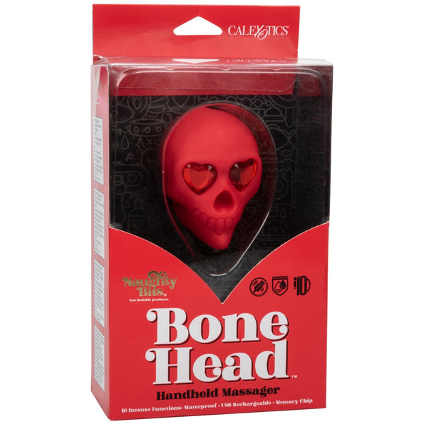CalExotics Naughty Bits Bone Head Handheld Massager - Extreme Toyz Singapore - https://extremetoyz.com.sg - Sex Toys and Lingerie Online Store - Bondage Gear / Vibrators / Electrosex Toys / Wireless Remote Control Vibes / Sexy Lingerie and Role Play / BDSM / Dungeon Furnitures / Dildos and Strap Ons &nbsp;/ Anal and Prostate Massagers / Anal Douche and Cleaning Aide / Delay Sprays and Gels / Lubricants and more...