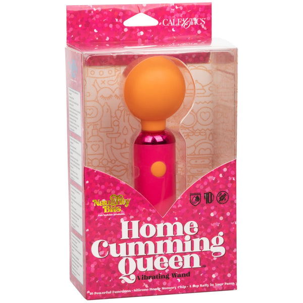CalExotics Naughty Bits Home Cumming Queen Vibrating Wand - Extreme Toyz Singapore - https://extremetoyz.com.sg - Sex Toys and Lingerie Online Store - Bondage Gear / Vibrators / Electrosex Toys / Wireless Remote Control Vibes / Sexy Lingerie and Role Play / BDSM / Dungeon Furnitures / Dildos and Strap Ons &nbsp;/ Anal and Prostate Massagers / Anal Douche and Cleaning Aide / Delay Sprays and Gels / Lubricants and more...