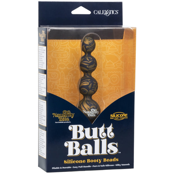  CalExotics Naughty Bits Butt Balls Silicone Booty Beads - Extreme Toyz Singapore - https://extremetoyz.com.sg - Sex Toys and Lingerie Online Store