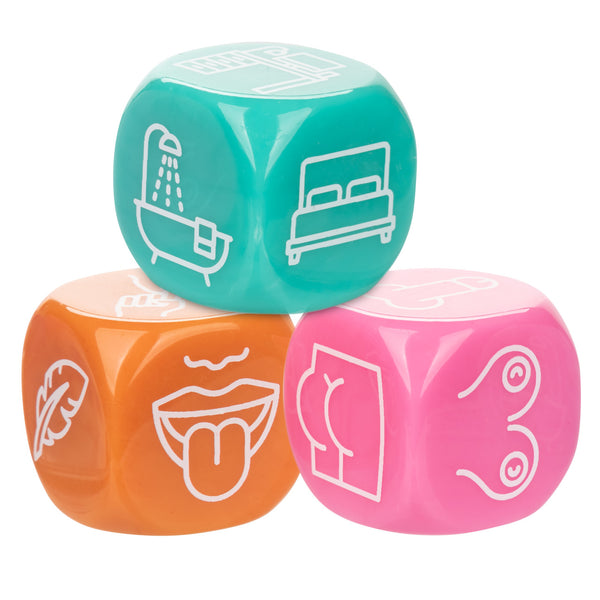 CalExotics Naughty Bits Roll With It Icon-Based Sex Dice Game - Extreme Toyz Singapore - https://extremetoyz.com.sg - Sex Toys and Lingerie Online Store - Bondage Gear / Vibrators / Electrosex Toys / Wireless Remote Control Vibes / Sexy Lingerie and Role Play / BDSM / Dungeon Furnitures / Dildos and Strap Ons &nbsp;/ Anal and Prostate Massagers / Anal Douche and Cleaning Aide / Delay Sprays and Gels / Lubricants and more...