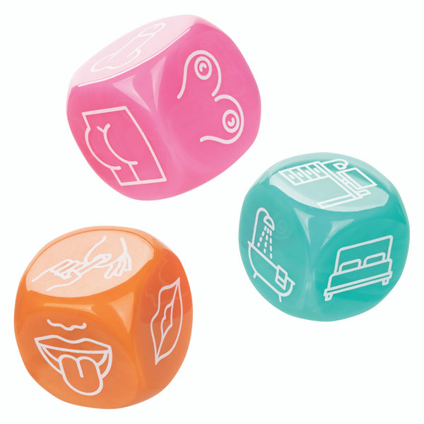 CalExotics Naughty Bits Roll With It Icon-Based Sex Dice Game - Extreme Toyz Singapore - https://extremetoyz.com.sg - Sex Toys and Lingerie Online Store - Bondage Gear / Vibrators / Electrosex Toys / Wireless Remote Control Vibes / Sexy Lingerie and Role Play / BDSM / Dungeon Furnitures / Dildos and Strap Ons &nbsp;/ Anal and Prostate Massagers / Anal Douche and Cleaning Aide / Delay Sprays and Gels / Lubricants and more...