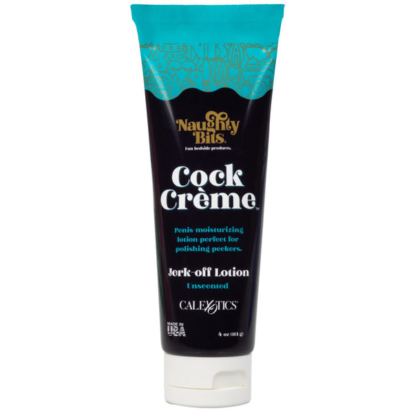 CalExotics Naughty Bits Cock Crème Jerk-Off Lotion 4 oz. - Extreme Toyz Singapore - https://extremetoyz.com.sg - Sex Toys and Lingerie Online Store - Bondage Gear / Vibrators / Electrosex Toys / Wireless Remote Control Vibes / Sexy Lingerie and Role Play / BDSM / Dungeon Furnitures / Dildos and Strap Ons &nbsp;/ Anal and Prostate Massagers / Anal Douche and Cleaning Aide / Delay Sprays and Gels / Lubricants and more...