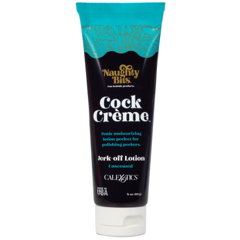 CalExotics Naughty Bits Cock Crème Jerk-Off Lotion 4 oz. - Extreme Toyz Singapore - https://extremetoyz.com.sg - Sex Toys and Lingerie Online Store - Bondage Gear / Vibrators / Electrosex Toys / Wireless Remote Control Vibes / Sexy Lingerie and Role Play / BDSM / Dungeon Furnitures / Dildos and Strap Ons &nbsp;/ Anal and Prostate Massagers / Anal Douche and Cleaning Aide / Delay Sprays and Gels / Lubricants and more...