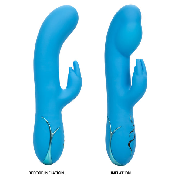 CalExotics Insatiable G Inflatable G-Bunny Rechargeable Rabbit Vibrator - Extreme Toyz Singapore - https://extremetoyz.com.sg - Sex Toys and Lingerie Online Store - Bondage Gear / Vibrators / Electrosex Toys / Wireless Remote Control Vibes / Sexy Lingerie and Role Play / BDSM / Dungeon Furnitures / Dildos and Strap Ons &nbsp;/ Anal and Prostate Massagers / Anal Douche and Cleaning Aide / Delay Sprays and Gels / Lubricants and more...