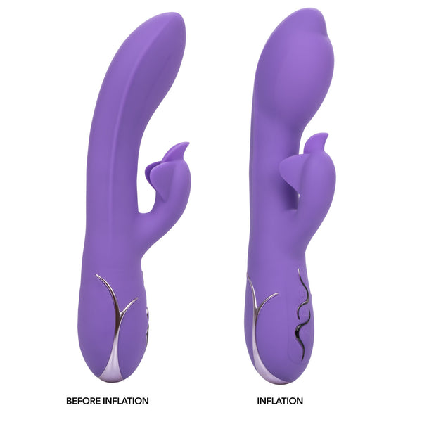 CalExotics Insatiable G Inflatable G-Flutter Rechargeable Rabbit Vibrator - Extreme Toyz Singapore - https://extremetoyz.com.sg - Sex Toys and Lingerie Online Store - Bondage Gear / Vibrators / Electrosex Toys / Wireless Remote Control Vibes / Sexy Lingerie and Role Play / BDSM / Dungeon Furnitures / Dildos and Strap Ons &nbsp;/ Anal and Prostate Massagers / Anal Douche and Cleaning Aide / Delay Sprays and Gels / Lubricants and more...