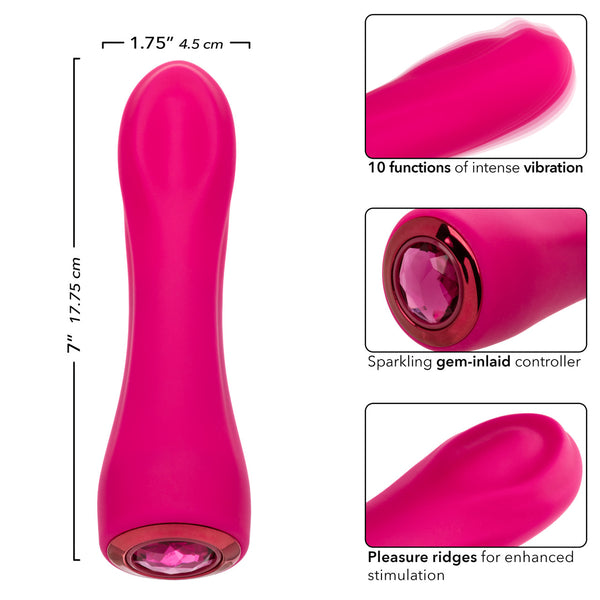 CalExotics Gem Vibe Collection Bliss Rechargeable Vibrator - Extreme Toyz Singapore - https://extremetoyz.com.sg - Sex Toys and Lingerie Online Store - Bondage Gear / Vibrators / Electrosex Toys / Wireless Remote Control Vibes / Sexy Lingerie and Role Play / BDSM / Dungeon Furnitures / Dildos and Strap Ons &nbsp;/ Anal and Prostate Massagers / Anal Douche and Cleaning Aide / Delay Sprays and Gels / Lubricants and more...
