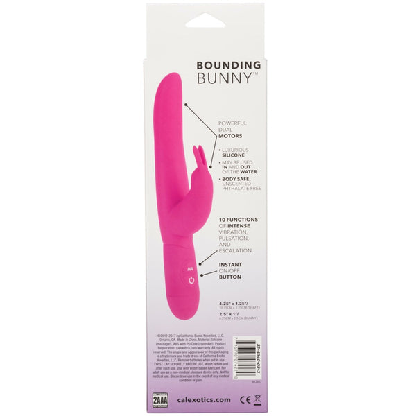 CalExotics Bounding Bunny 10 Functions Rabbit Vibrator - Extreme Toyz Singapore - https://extremetoyz.com.sg - Sex Toys and Lingerie Online Store