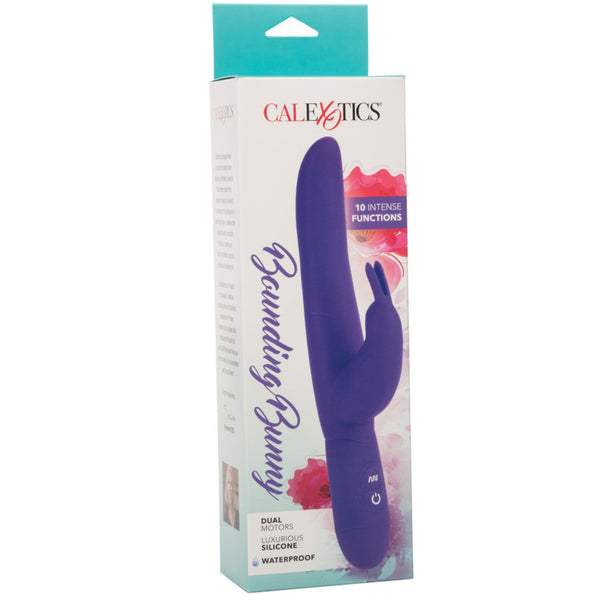 Personality Vibes Bounding Bunny 10 Functions SIlicone Rabbit Vibrator - Purple