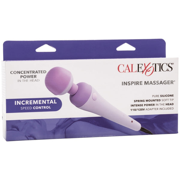 CalExotics Inspire Massager Corded Wand - Extreme Toyz Singapore - https://extremetoyz.com.sg - Sex Toys and Lingerie Online Store - Bondage Gear / Vibrators / Electrosex Toys / Wireless Remote Control Vibes / Sexy Lingerie and Role Play / BDSM / Dungeon Furnitures / Dildos and Strap Ons &nbsp;/ Anal and Prostate Massagers / Anal Douche and Cleaning Aide / Delay Sprays and Gels / Lubricants and more...