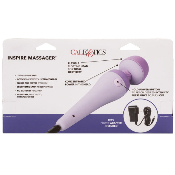 CalExotics Inspire Massager Corded Wand - Extreme Toyz Singapore - https://extremetoyz.com.sg - Sex Toys and Lingerie Online Store - Bondage Gear / Vibrators / Electrosex Toys / Wireless Remote Control Vibes / Sexy Lingerie and Role Play / BDSM / Dungeon Furnitures / Dildos and Strap Ons &nbsp;/ Anal and Prostate Massagers / Anal Douche and Cleaning Aide / Delay Sprays and Gels / Lubricants and more...