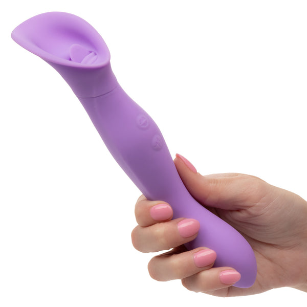 Couture Collection Dual-Ended Flickering Wand Rechargeable Vibrator