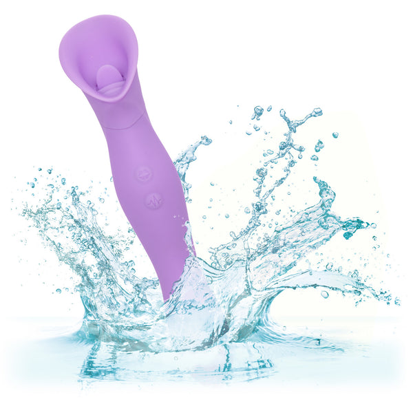 Couture Collection Dual-Ended Flickering Wand Rechargeable Vibrator