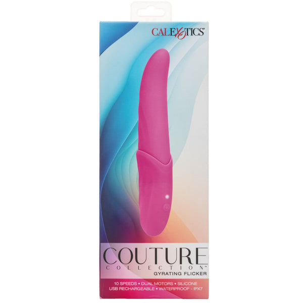 Couture Collection Gyrating Flicker Rechargeable Vibrator