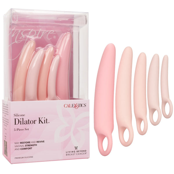 CalExotics Inspire Silicone Dilator 5-Piece Kit - Extreme Toyz Singapore - https://extremetoyz.com.sg - Sex Toys and Lingerie Online Store - Bondage Gear / Vibrators / Electrosex Toys / Wireless Remote Control Vibes / Sexy Lingerie and Role Play / BDSM / Dungeon Furnitures / Dildos and Strap Ons &nbsp;/ Anal and Prostate Massagers / Anal Douche and Cleaning Aide / Delay Sprays and Gels / Lubricants and more...