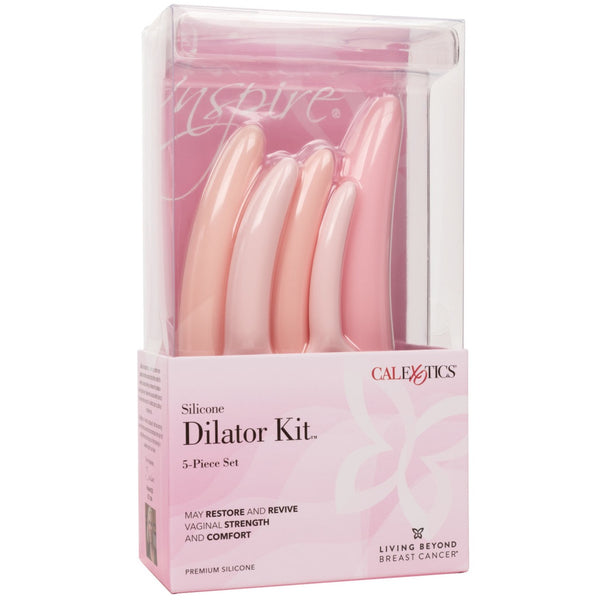 CalExotics Inspire Silicone Dilator 5-Piece Kit - Extreme Toyz Singapore - https://extremetoyz.com.sg - Sex Toys and Lingerie Online Store - Bondage Gear / Vibrators / Electrosex Toys / Wireless Remote Control Vibes / Sexy Lingerie and Role Play / BDSM / Dungeon Furnitures / Dildos and Strap Ons &nbsp;/ Anal and Prostate Massagers / Anal Douche and Cleaning Aide / Delay Sprays and Gels / Lubricants and more...