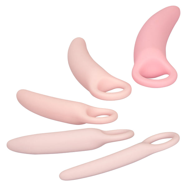 CalExotics Inspire Silicone Dilator 5-Piece Kit - Extreme Toyz Singapore - https://extremetoyz.com.sg - Sex Toys and Lingerie Online Store - Bondage Gear / Vibrators / Electrosex Toys / Wireless Remote Control Vibes / Sexy Lingerie and Role Play / BDSM / Dungeon Furnitures / Dildos and Strap Ons &nbsp;/ Anal and Prostate Massagers / Anal Douche and Cleaning Aide / Delay Sprays and Gels / Lubricants and more...