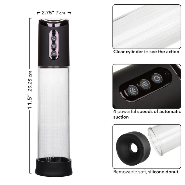 CalExotics Peak Automatic Suction Rechargeable Pump - Extreme Toyz Singapore - https://extremetoyz.com.sg - Sex Toys and Lingerie Online Store - Bondage Gear / Vibrators / Electrosex Toys / Wireless Remote Control Vibes / Sexy Lingerie and Role Play / BDSM / Dungeon Furnitures / Dildos and Strap Ons &nbsp;/ Anal and Prostate Massagers / Anal Douche and Cleaning Aide / Delay Sprays and Gels / Lubricants and more...