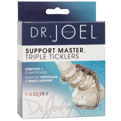 CalExotics Dr. Joel Kaplan Support Master Triple Ticklers Cock Ring - Extreme Toyz Singapore - https://extremetoyz.com.sg - Sex Toys and Lingerie Online Store - Bondage Gear / Vibrators / Electrosex Toys / Wireless Remote Control Vibes / Sexy Lingerie and Role Play / BDSM / Dungeon Furnitures / Dildos and Strap Ons &nbsp;/ Anal and Prostate Massagers / Anal Douche and Cleaning Aide / Delay Sprays and Gels / Lubricants and more...
