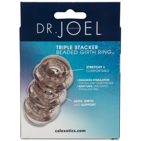 CalExotics Dr. Joel Kaplan Triple Stacker Beaded Girth Ring - Extreme Toyz Singapore - https://extremetoyz.com.sg - Sex Toys and Lingerie Online Store - Bondage Gear / Vibrators / Electrosex Toys / Wireless Remote Control Vibes / Sexy Lingerie and Role Play / BDSM / Dungeon Furnitures / Dildos and Strap Ons &nbsp;/ Anal and Prostate Massagers / Anal Douche and Cleaning Aide / Delay Sprays and Gels / Lubricants and more...