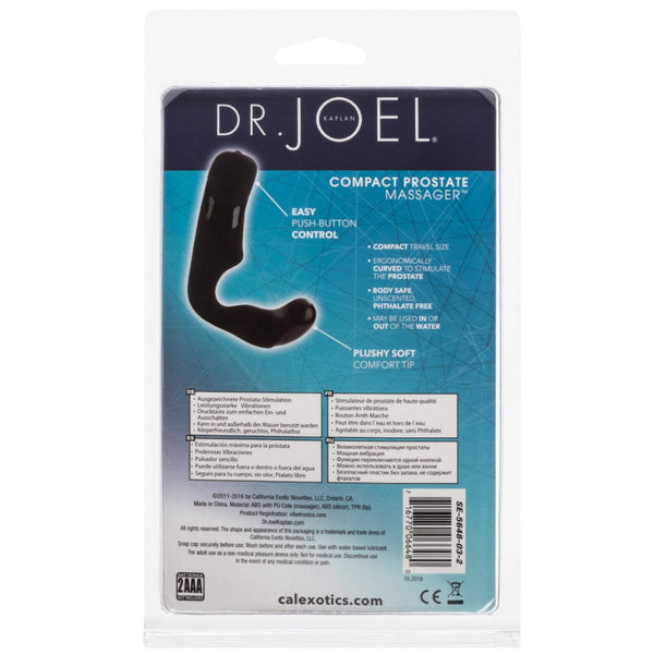 CalExotics Dr. Joel Kaplan Vibrating Compact Prostate Massager - Extreme Toyz Singapore - https://extremetoyz.com.sg - Sex Toys and Lingerie Online Store - Bondage Gear / Vibrators / Electrosex Toys / Wireless Remote Control Vibes / Sexy Lingerie and Role Play / BDSM / Dungeon Furnitures / Dildos and Strap Ons &nbsp;/ Anal and Prostate Massagers / Anal Douche and Cleaning Aide / Delay Sprays and Gels / Lubricants and more...