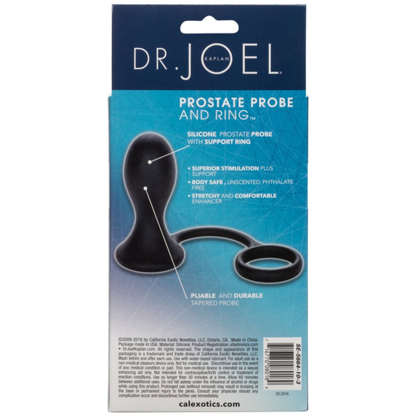 CalExotics Dr. Joel Kaplan Silicone Prostate Probe And Ring - Extreme Toyz Singapore - https://extremetoyz.com.sg - Sex Toys and Lingerie Online Store - Bondage Gear / Vibrators / Electrosex Toys / Wireless Remote Control Vibes / Sexy Lingerie and Role Play / BDSM / Dungeon Furnitures / Dildos and Strap Ons &nbsp;/ Anal and Prostate Massagers / Anal Douche and Cleaning Aide / Delay Sprays and Gels / Lubricants and more...