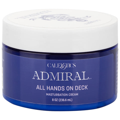 CalExotics Admiral All Hands on Deck Masturbation Cream Jar 8 oz. - Extreme Toyz Singapore - https://extremetoyz.com.sg - Sex Toys and Lingerie Online Store - Bondage Gear / Vibrators / Electrosex Toys / Wireless Remote Control Vibes / Sexy Lingerie and Role Play / BDSM / Dungeon Furnitures / Dildos and Strap Ons &nbsp;/ Anal and Prostate Massagers / Anal Douche and Cleaning Aide / Delay Sprays and Gels / Lubricants and more...