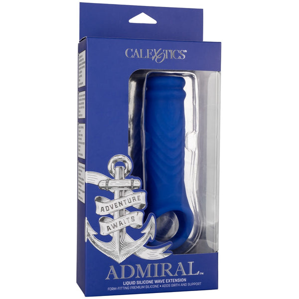 CalExotics Admiral Liquid Silicone Form-Fitting Wave Extension - Extreme Toyz Singapore - https://extremetoyz.com.sg - Sex Toys and Lingerie Online Store