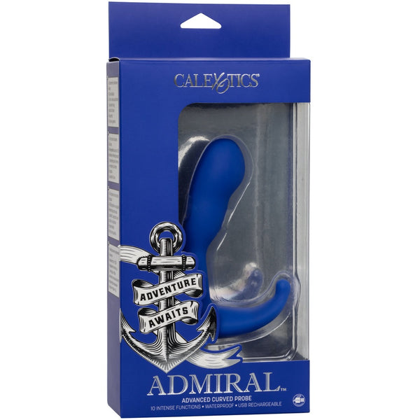 CalExotics Admiral Advanced Vibrating Rechargeable Curved Probe - Extreme Toyz Singapore - https://extremetoyz.com.sg - Sex Toys and Lingerie Online Store