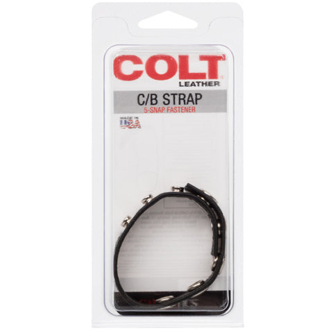 COLT Leather C/B Strap 5-Snap Fastener