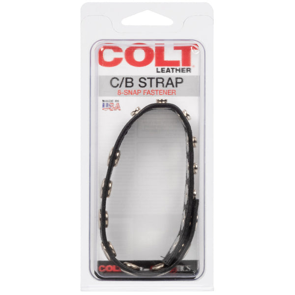 COLT Leather C/B Strap 8-Snap Fastener