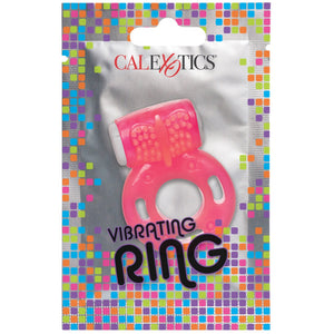 CalExotics Fun Packs Foil Pack Vibrating Ring - Pink - Extreme Toyz Singapore - https://extremetoyz.com.sg - Sex Toys and Lingerie Online Store - Bondage Gear / Vibrators / Electrosex Toys / Wireless Remote Control Vibes / Sexy Lingerie and Role Play / BDSM / Dungeon Furnitures / Dildos and Strap Ons &nbsp;/ Anal and Prostate Massagers / Anal Douche and Cleaning Aide / Delay Sprays and Gels / Lubricants and more...