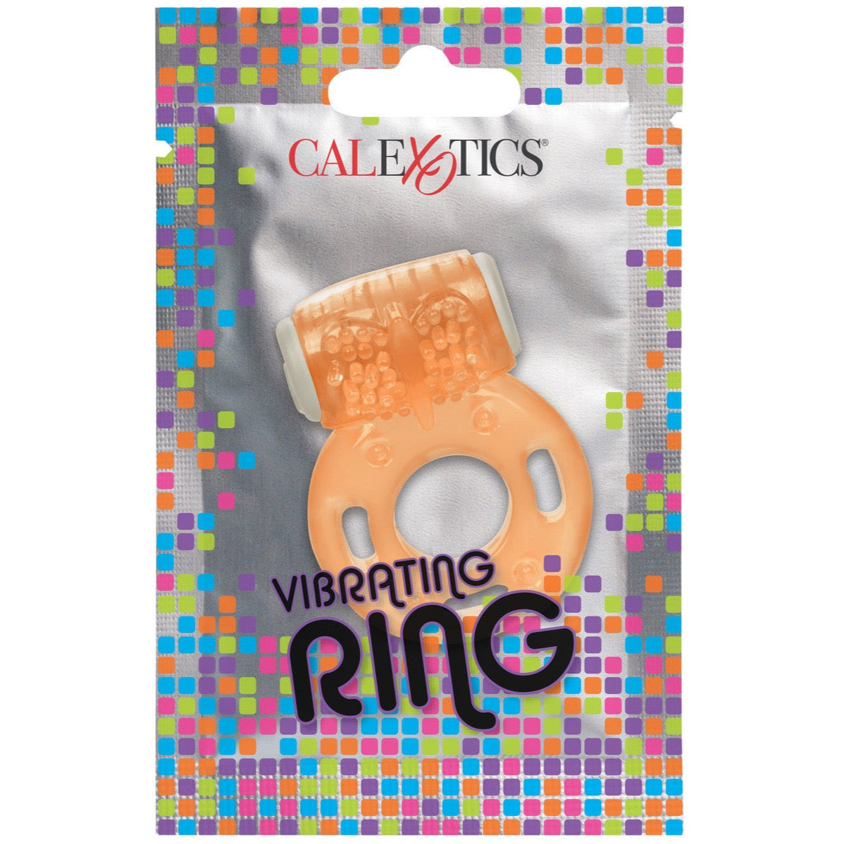 CalExotics Fun Packs Foil Pack Vibrating Ring - Orange - Extreme Toyz Singapore - https://extremetoyz.com.sg - Sex Toys and Lingerie Online Store - Bondage Gear / Vibrators / Electrosex Toys / Wireless Remote Control Vibes / Sexy Lingerie and Role Play / BDSM / Dungeon Furnitures / Dildos and Strap Ons &nbsp;/ Anal and Prostate Massagers / Anal Douche and Cleaning Aide / Delay Sprays and Gels / Lubricants and more...