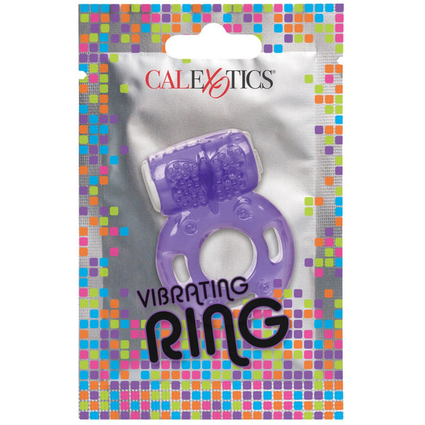 CalExotics Fun Packs Foil Pack Vibrating Ring - Purple - Extreme Toyz Singapore - https://extremetoyz.com.sg - Sex Toys and Lingerie Online Store - Bondage Gear / Vibrators / Electrosex Toys / Wireless Remote Control Vibes / Sexy Lingerie and Role Play / BDSM / Dungeon Furnitures / Dildos and Strap Ons &nbsp;/ Anal and Prostate Massagers / Anal Douche and Cleaning Aide / Delay Sprays and Gels / Lubricants and more...