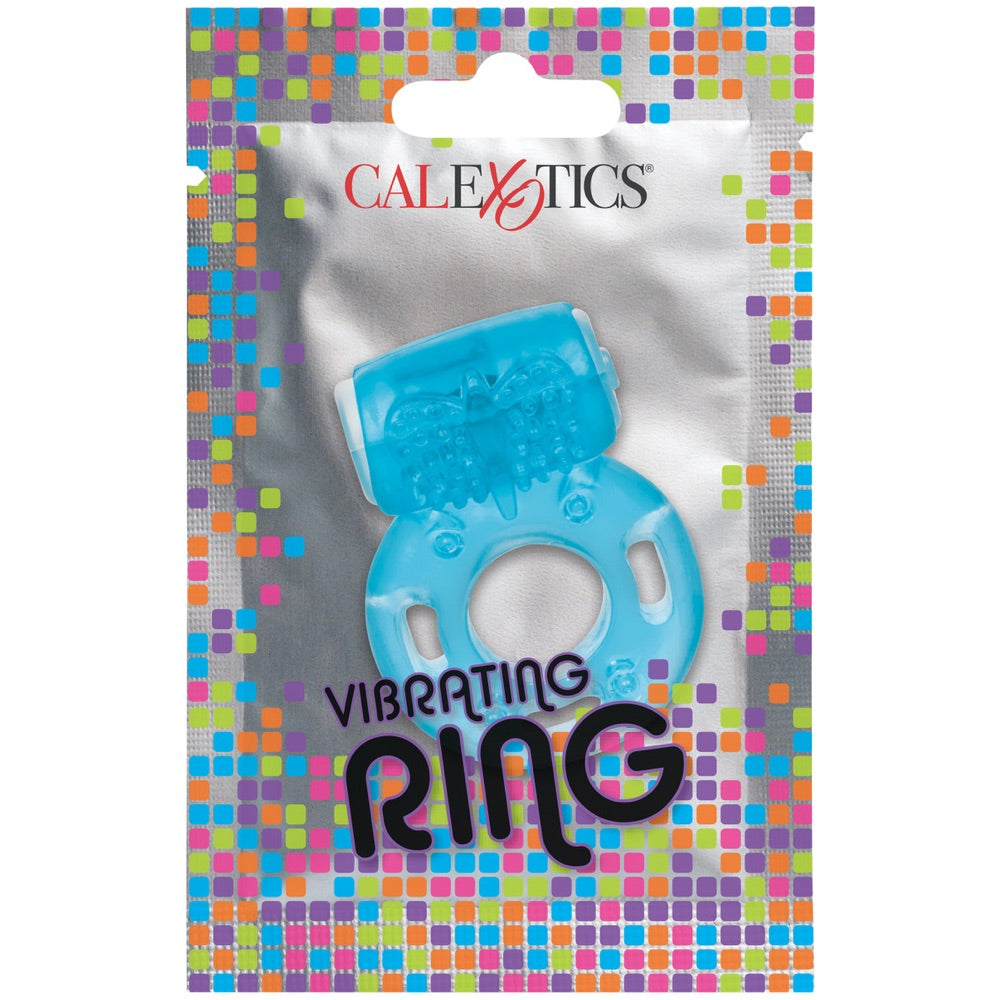 CalExotics Foil Pack Vibrating Ring (Disposable) - Extreme Toyz Singapore - https://extremetoyz.com.sg - Sex Toys and Lingerie Online Store 
