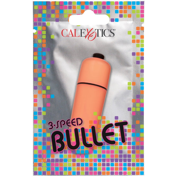 CalExotics Fun Packs Foil Pack 3-Speed Bullet Vibrator - Orange - Extreme Toyz Singapore - https://extremetoyz.com.sg - Sex Toys and Lingerie Online Store - Bondage Gear / Vibrators / Electrosex Toys / Wireless Remote Control Vibes / Sexy Lingerie and Role Play / BDSM / Dungeon Furnitures / Dildos and Strap Ons &nbsp;/ Anal and Prostate Massagers / Anal Douche and Cleaning Aide / Delay Sprays and Gels / Lubricants and more...