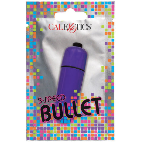 CalExotics Fun Packs Foil Pack 3-Speed Bullet Vibrator - Purple - Extreme Toyz Singapore - https://extremetoyz.com.sg - Sex Toys and Lingerie Online Store - Bondage Gear / Vibrators / Electrosex Toys / Wireless Remote Control Vibes / Sexy Lingerie and Role Play / BDSM / Dungeon Furnitures / Dildos and Strap Ons &nbsp;/ Anal and Prostate Massagers / Anal Douche and Cleaning Aide / Delay Sprays and Gels / Lubricants and more...