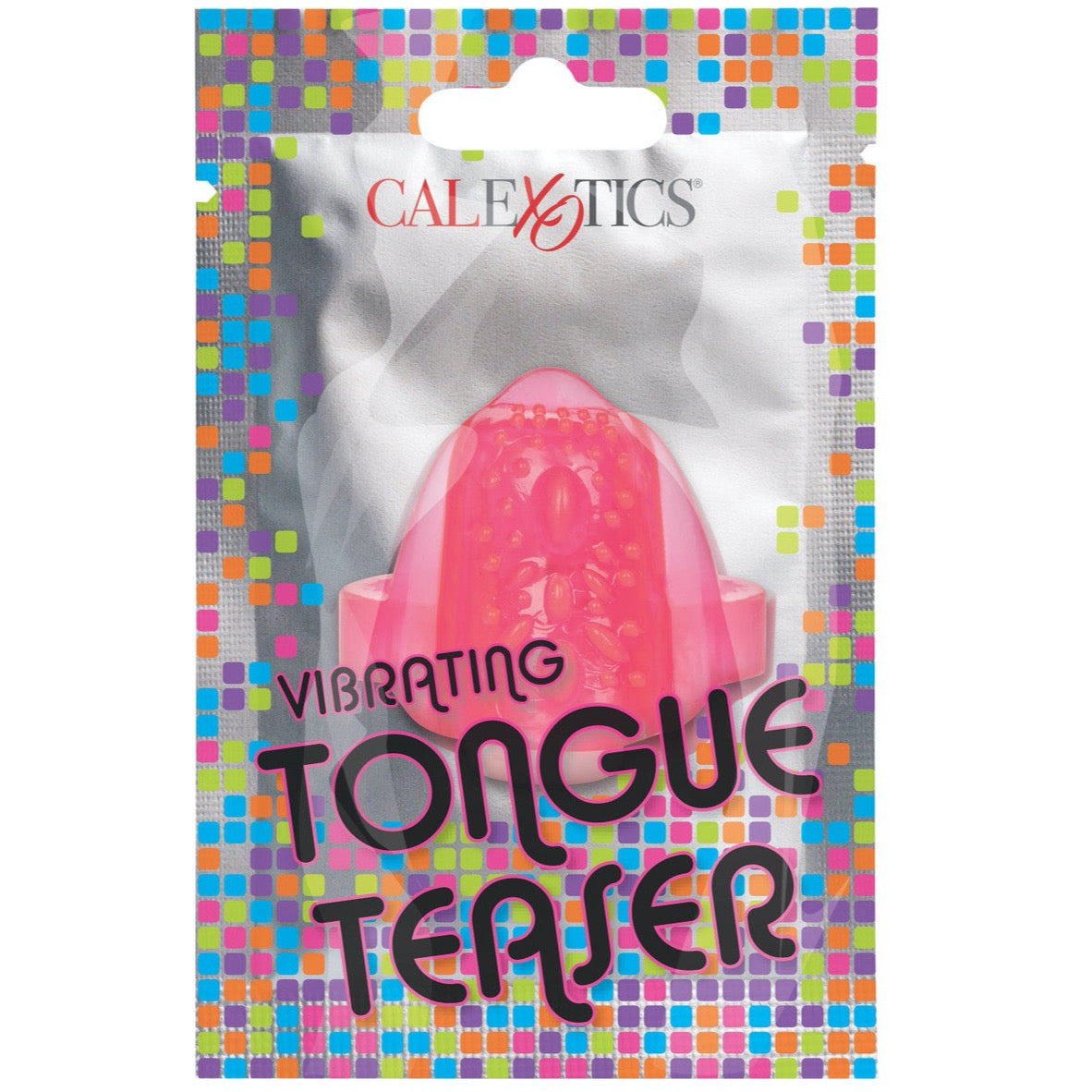 CalExotics Fun Packs Foil Pack Vibrating Tongue Teaser - Pink - Extreme Toyz Singapore - https://extremetoyz.com.sg - Sex Toys and Lingerie Online Store - Bondage Gear / Vibrators / Electrosex Toys / Wireless Remote Control Vibes / Sexy Lingerie and Role Play / BDSM / Dungeon Furnitures / Dildos and Strap Ons &nbsp;/ Anal and Prostate Massagers / Anal Douche and Cleaning Aide / Delay Sprays and Gels / Lubricants and more...