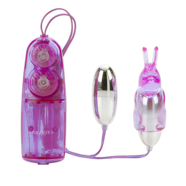 CalExotics Classic Dual Bunny Teaser Bullet Vibrator - Extreme Toyz Singapore - https://extremetoyz.com.sg - Sex Toys and Lingerie Online Store - Bondage Gear / Vibrators / Electrosex Toys / Wireless Remote Control Vibes / Sexy Lingerie and Role Play / BDSM / Dungeon Furnitures / Dildos and Strap Ons &nbsp;/ Anal and Prostate Massagers / Anal Douche and Cleaning Aide / Delay Sprays and Gels / Lubricants and more...