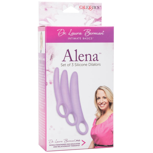 CalExotics Dr. Laura Berman Alena Set of 3 Silicone Dilators - Extreme Toyz Singapore - https://extremetoyz.com.sg - Sex Toys and Lingerie Online Store - Bondage Gear / Vibrators / Electrosex Toys / Wireless Remote Control Vibes / Sexy Lingerie and Role Play / BDSM / Dungeon Furnitures / Dildos and Strap Ons &nbsp;/ Anal and Prostate Massagers / Anal Douche and Cleaning Aide / Delay Sprays and Gels / Lubricants and more...