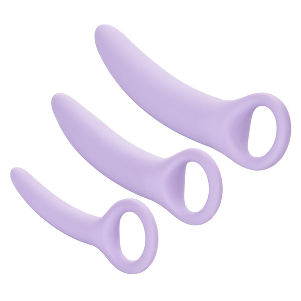 CalExotics Dr. Laura Berman Alena Set of 3 Silicone Dilators - Extreme Toyz Singapore - https://extremetoyz.com.sg - Sex Toys and Lingerie Online Store - Bondage Gear / Vibrators / Electrosex Toys / Wireless Remote Control Vibes / Sexy Lingerie and Role Play / BDSM / Dungeon Furnitures / Dildos and Strap Ons &nbsp;/ Anal and Prostate Massagers / Anal Douche and Cleaning Aide / Delay Sprays and Gels / Lubricants and more...