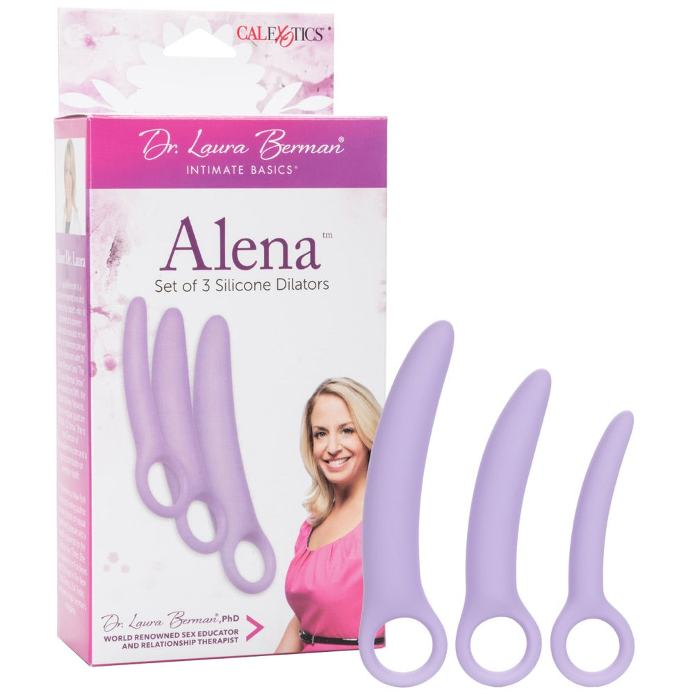 CalExotics Dr. Laura Berman Alena Set of 3 Silicone Dilators - Extreme Toyz Singapore - https://extremetoyz.com.sg - Sex Toys and Lingerie Online Store - Bondage Gear / Vibrators / Electrosex Toys / Wireless Remote Control Vibes / Sexy Lingerie and Role Play / BDSM / Dungeon Furnitures / Dildos and Strap Ons &nbsp;/ Anal and Prostate Massagers / Anal Douche and Cleaning Aide / Delay Sprays and Gels / Lubricants and more...