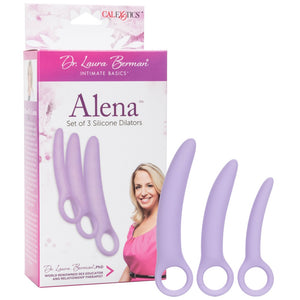 CalExotics Dr. Laura Berman Alena Set of 3 Silicone Dilators - Extreme Toyz Singapore - https://extremetoyz.com.sg - Sex Toys and Lingerie Online Store - Bondage Gear / Vibrators / Electrosex Toys / Wireless Remote Control Vibes / Sexy Lingerie and Role Play / BDSM / Dungeon Furnitures / Dildos and Strap Ons &nbsp;/ Anal and Prostate Massagers / Anal Douche and Cleaning Aide / Delay Sprays and Gels / Lubricants and more...