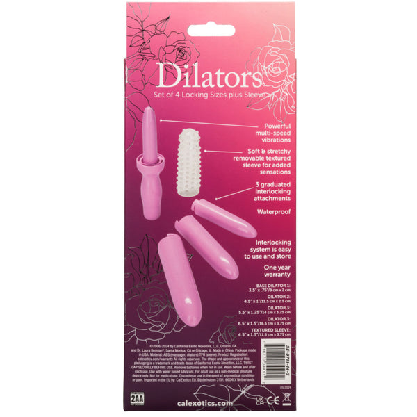 Dr. Laura Berman Dilators Set Of 4 Locking Sizes Plus Sleeve