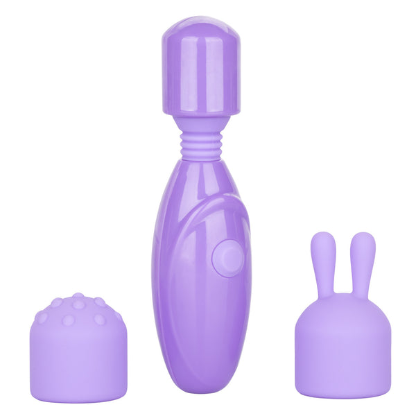 CalExotics Dr. Laura Berman Olivia Rechargeable Mini Massager with Attachments - Extreme Toyz Singapore - https://extremetoyz.com.sg - Sex Toys and Lingerie Online Store - Bondage Gear / Vibrators / Electrosex Toys / Wireless Remote Control Vibes / Sexy Lingerie and Role Play / BDSM / Dungeon Furnitures / Dildos and Strap Ons &nbsp;/ Anal and Prostate Massagers / Anal Douche and Cleaning Aide / Delay Sprays and Gels / Lubricants and more...